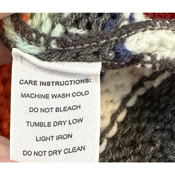 NWT Made With Love Women’s Striped Open Front Cardigan Multi Sz Medium V288 - Picture 6 of 6